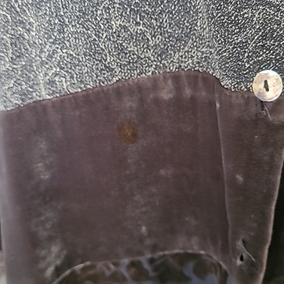 Citron Malibu Boutique Velvet lace Print Tunic Size Medium - Picture 5 of 6